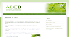 Desktop Screenshot of adebmembers.org.uk